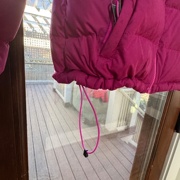 The North Face 700 Puffer Down Jacket Pink Red Womens Small Coat Insulated Ski - Picture 8 of 12
